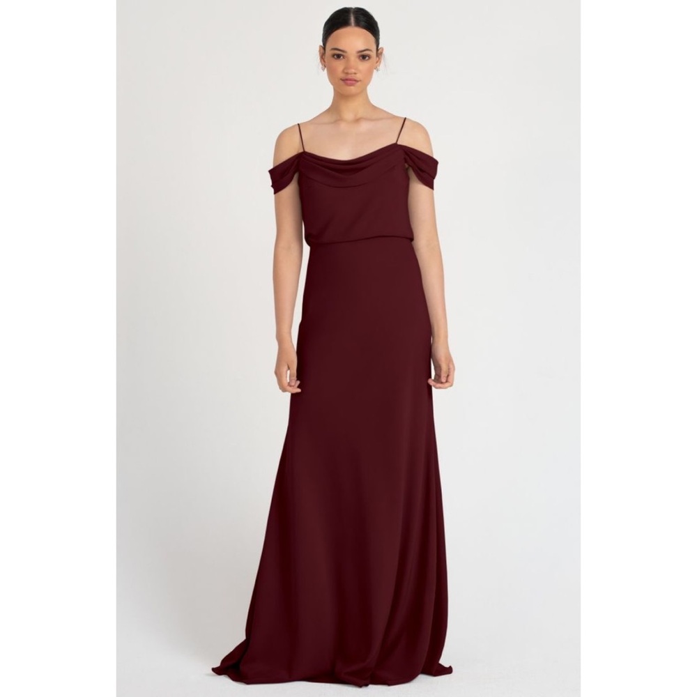 Jenny Yoo Sabine bridesmaid dress in hibiscus
